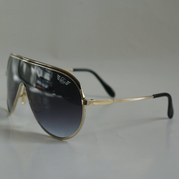 NWT TruVintage 80's Retro Fashion 1pc lens Wing Aviator gradient smoke Sunglass - Picture 2 of 5